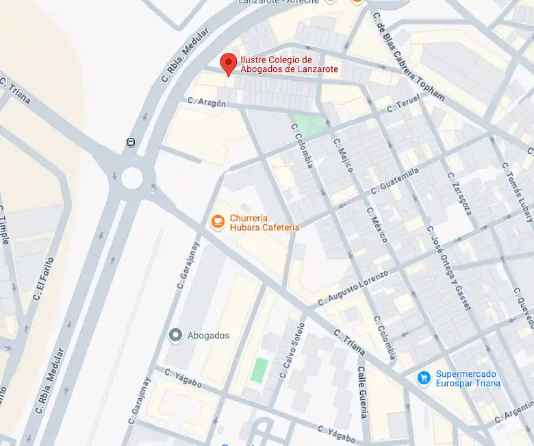 imagen de Colegio Abogados de Lanzarote en Google maps
